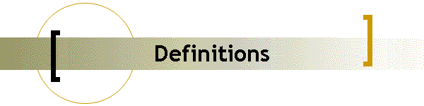 Definitions